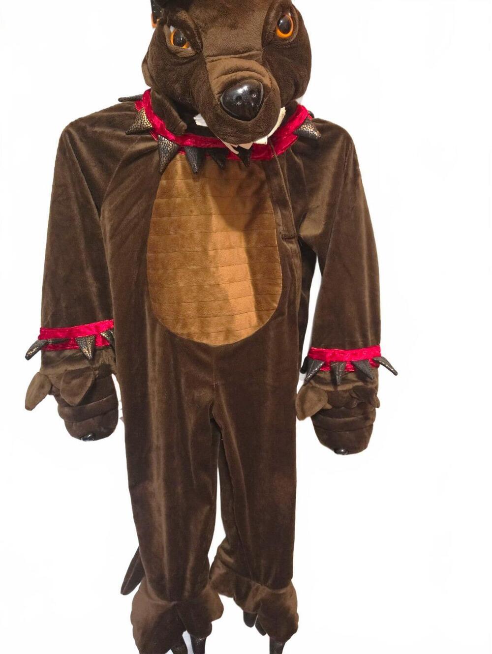 Warm Gruffalo Halloween Costume Brown Size 4 Toddler